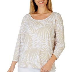 Hearts of Palm Womens 3/4 Sleeve Top