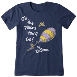 Life Is Good Womens Oh The Places You'll Go T-shirt