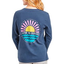 Life Is Good Womens Sunset Long Sleeve Top