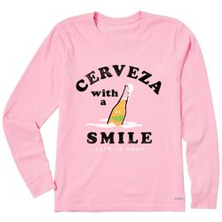 Life Is Good Womens Cervenza Long Sleeve Top