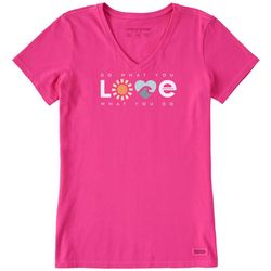 Life Is Good Womens Do What You Love Short Sleeve Tee