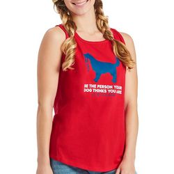Life Is Good Womens Your Dog Thinks You Are Tank Top