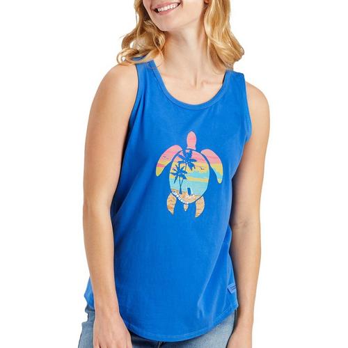 Life Is Good Womens Scenic Turtle Tank Top