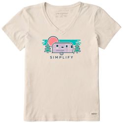 Life Is Good Womens Simplify T-shirt
