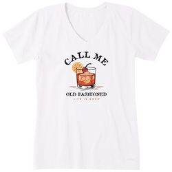 Life Is Good Womens Call Me Old Fashion T-Shirt