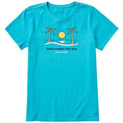 Life Is Good Womens Here Comes The Sun T-Shirt