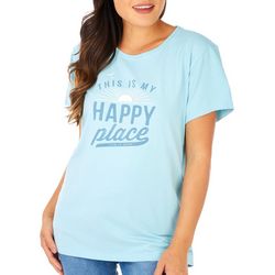 Life Is Good Womens This Is My Happy Place T-Shirt