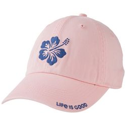 Life Is Good Womens Hibiscus Logo Cap