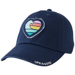 Life Is Good Womens Heart Waves Logo Cap