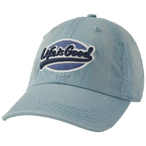 Life Is Good Womens Embroidered Oval Logo Cap
