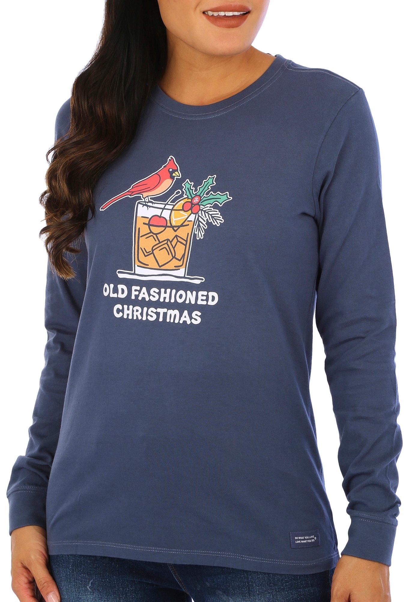 Life Is Good Womens Old Fashioned Long Sleeve T-Shirt