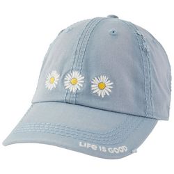 Life Is Good Womens Deconstructed Three Daisies Cap