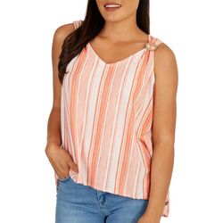 Cure Apparel Womens Striped Sleeveless Top