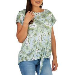 Cure Apparel Womens Foliage Ribbed Top