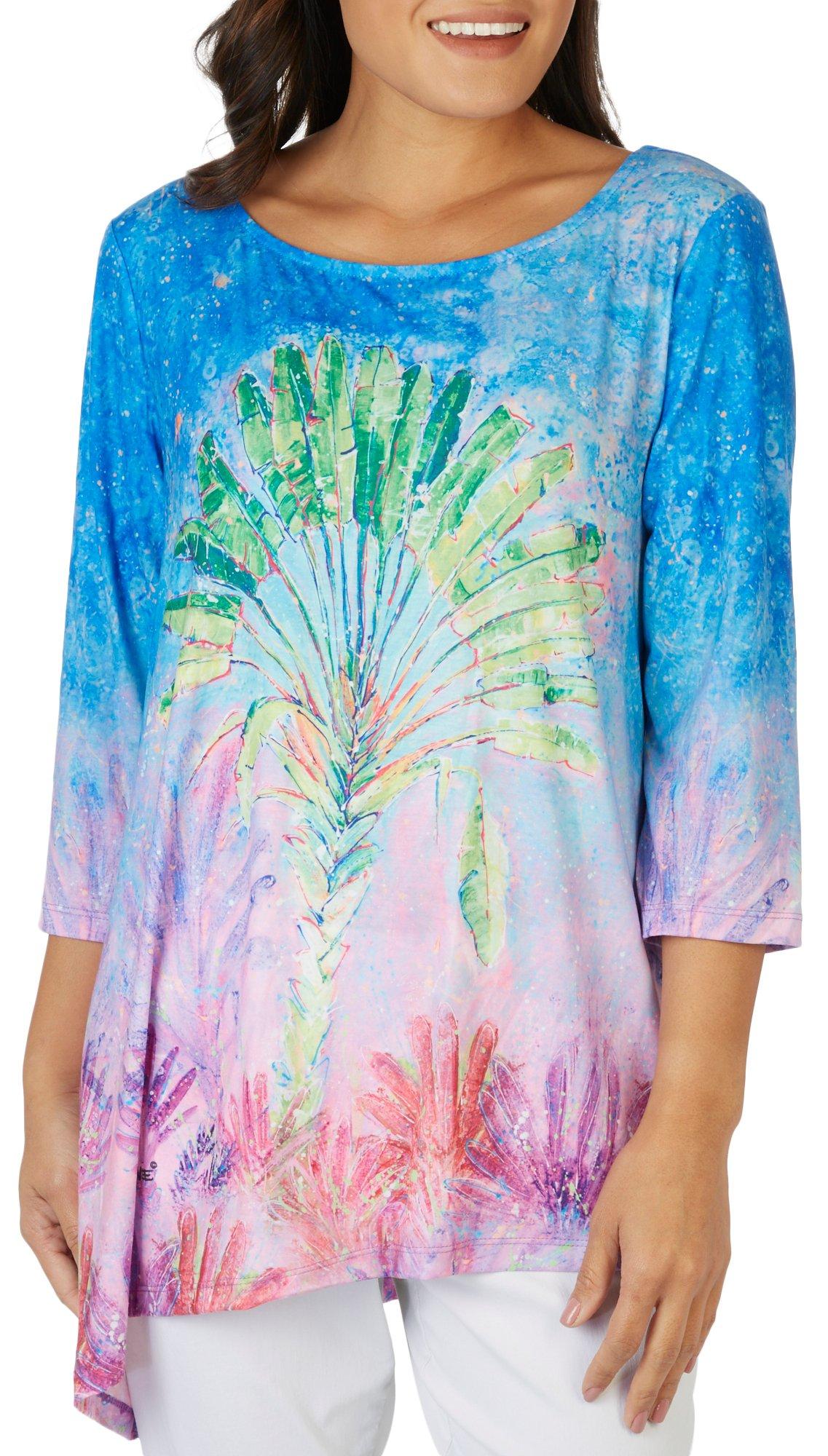 Womens Fanfare 3/4 Sleeve Top