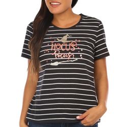 Coral Bay Womens Short Sleeve Hocus Pocus Top