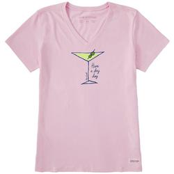 Womens Have A Dry Day Crew Neck T-Shirt