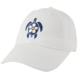 Life Is Good Womens Embroidered Sea Turtle Cap