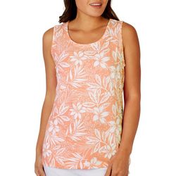 Coral Bay Womens Floral Sleeveless Top