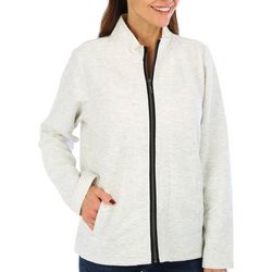 Coral Bay Womens Quilted Full Front Zip Jacket