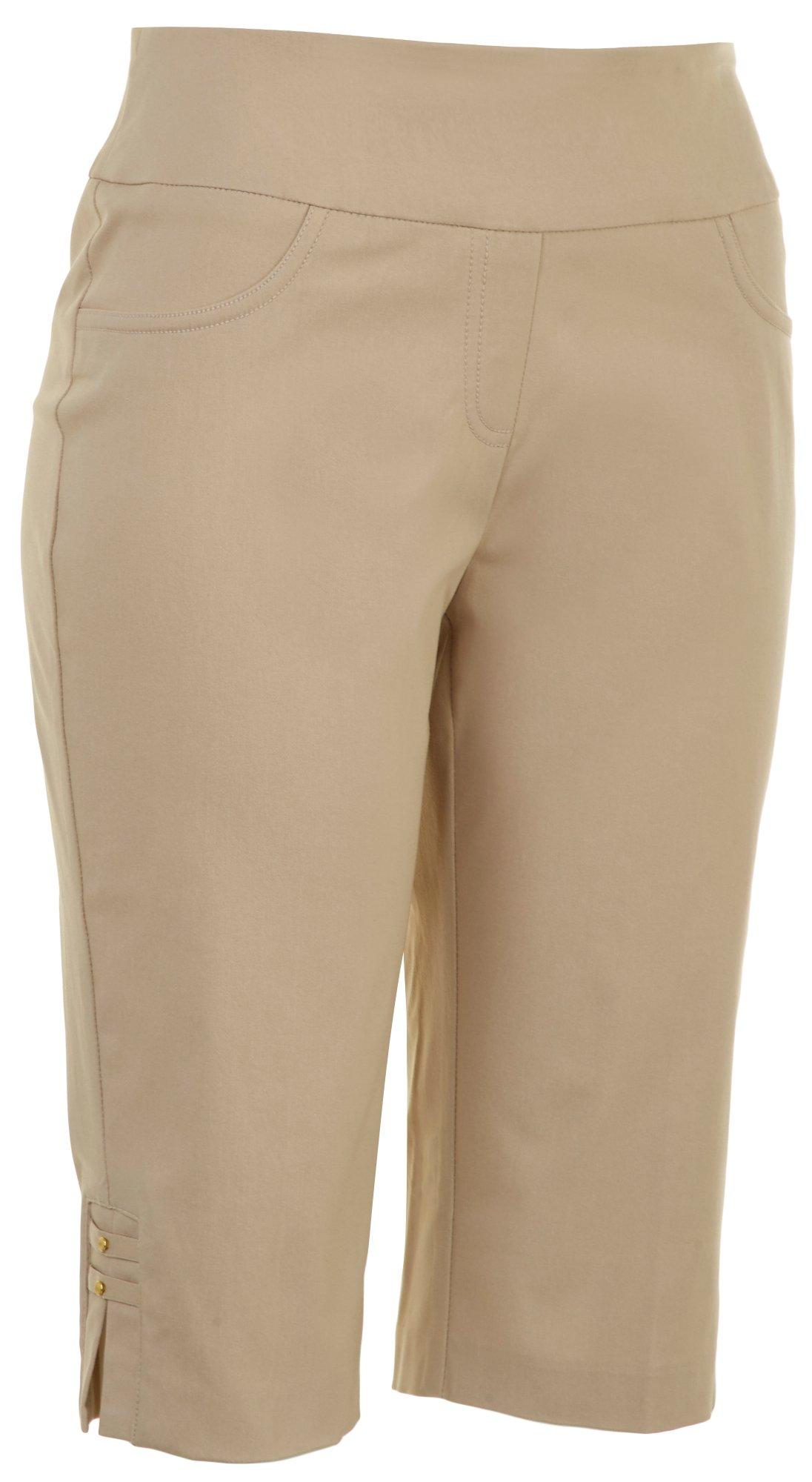 Hearts of Palm Womens Solid Skimmer Shorts