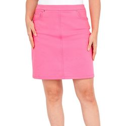 Hearts of Palm Womens 19 in. Solid Stretch Skort