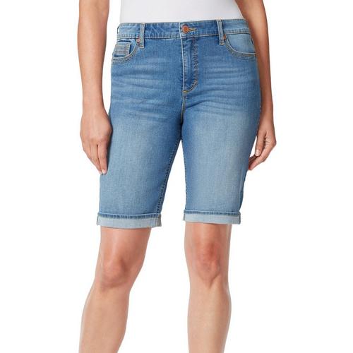 Bandolino Womens 10 in. Riley Relaxed Fit Bermuda