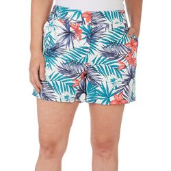 Recreation Womens 5 in. Solid Stretch Tropical Twill Short