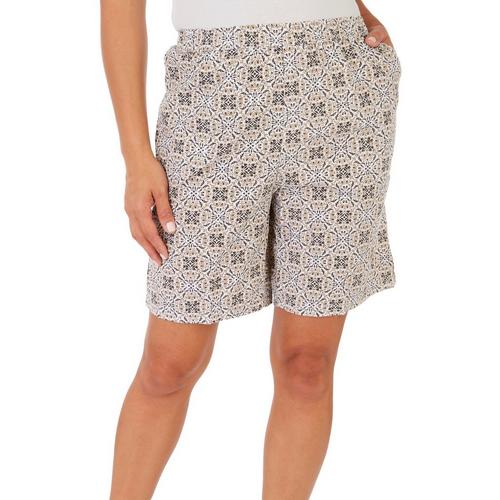Coral Bay Womens 7'' Print Sheeting Pull On