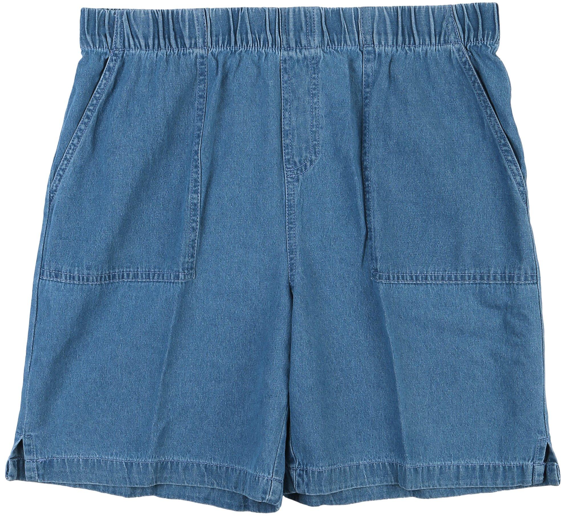 Coral Bay Womens 7 in. Bermuda Pull On Shorts