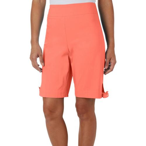 Coral Bay Womens 10 in. Solid Mid Rise