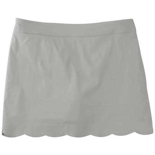 Coral Bay Womens Mill Scalloped Skort