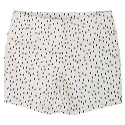 DFA Womens 5 in. Print Pull On Stretch Shorts