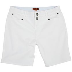 Recreation Womens 8 in. Stretch Waist Fly Front Short