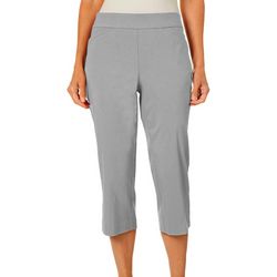 Coral Bay Womans 20 in. Solid Mill Pocket Capri