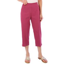 Hearts of Palm Womens 22 in. Solid Essential Capris