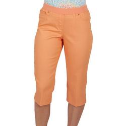 Womens Summertime Solid Capris