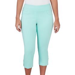 Hearts of Palm Womens Solid Capris