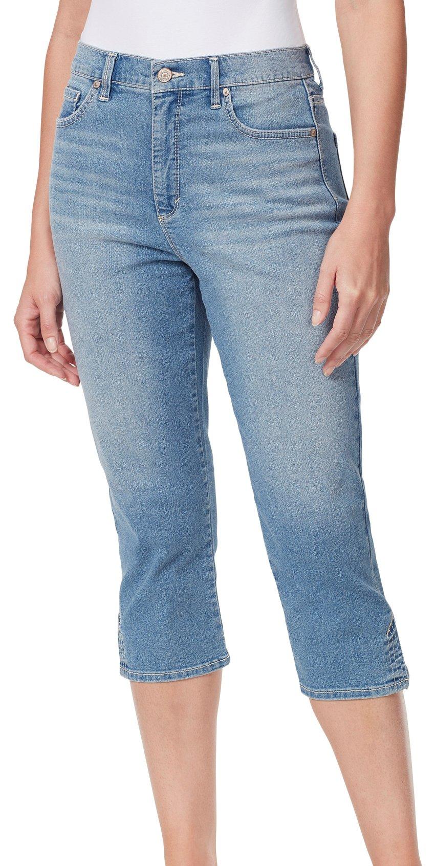 Gloria Vanderbilt Womens 21 in. Hi Rise Denim Capri