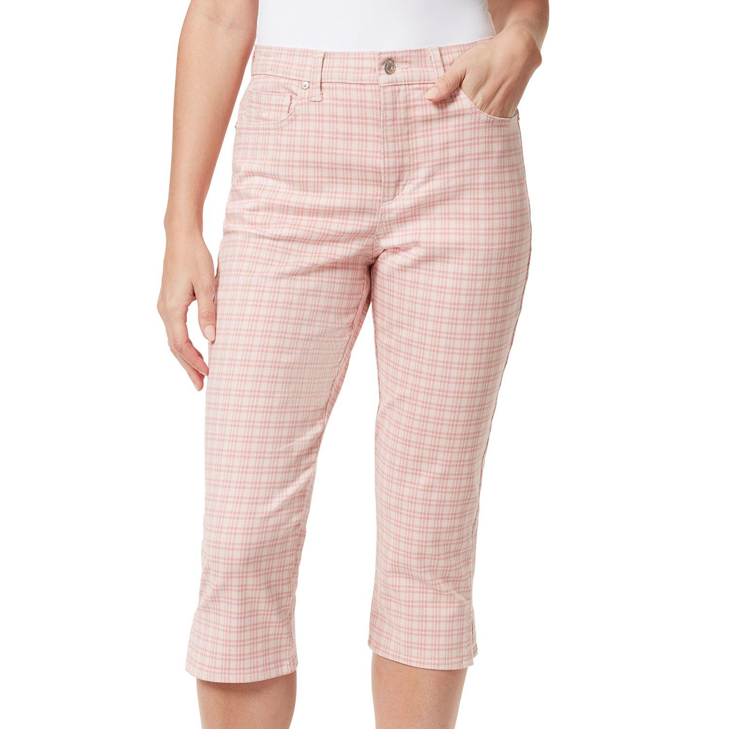 Gloria Vanderbilt Womens Amanda 21 In. Print Capris