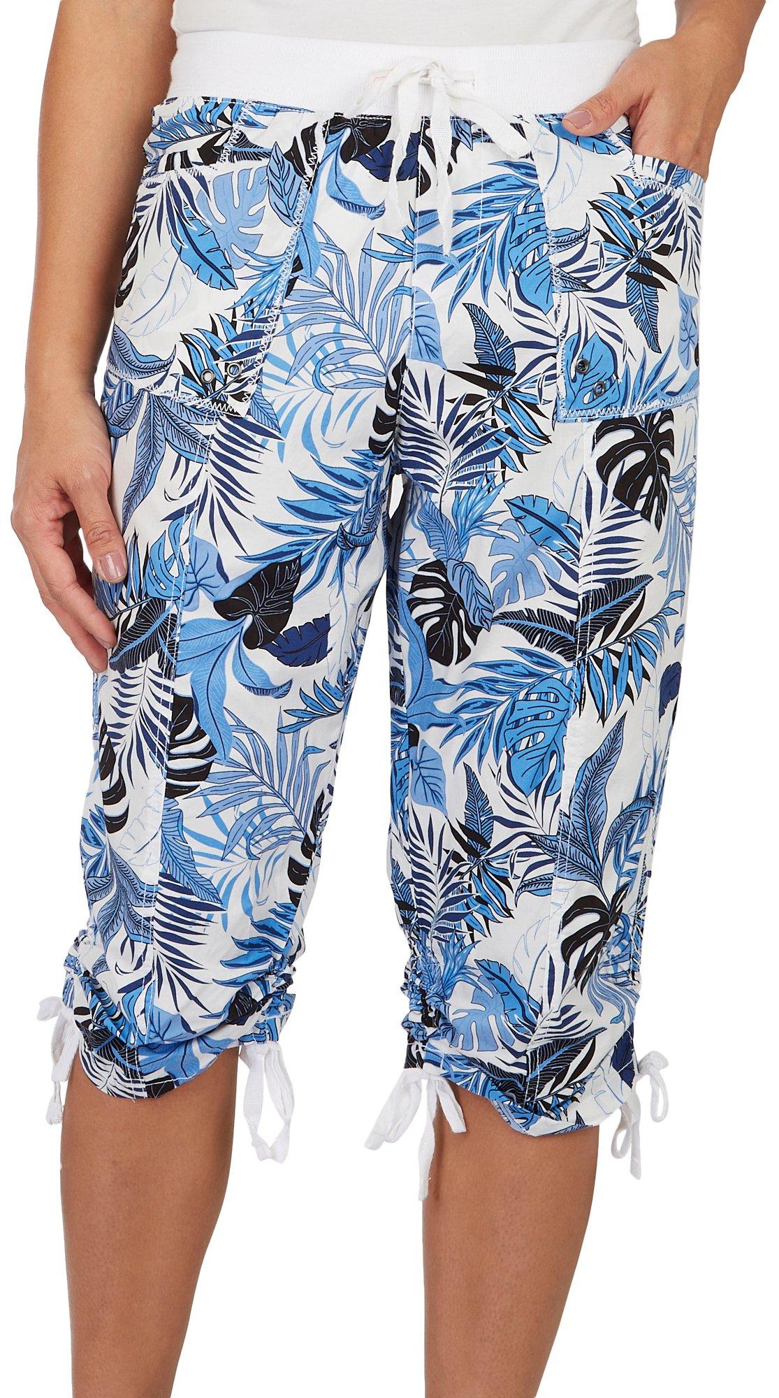 Womens Emma 21 Floral Print Drawstring Capris
