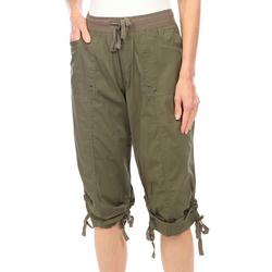 Womens 19 in Solid Emma Capris
