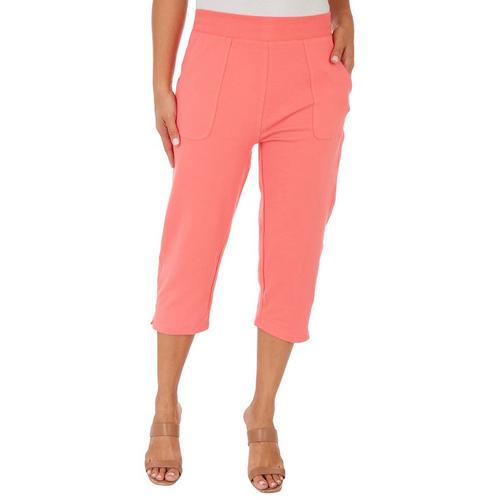 Coral Bay Womens 21 in. Solid French Terry