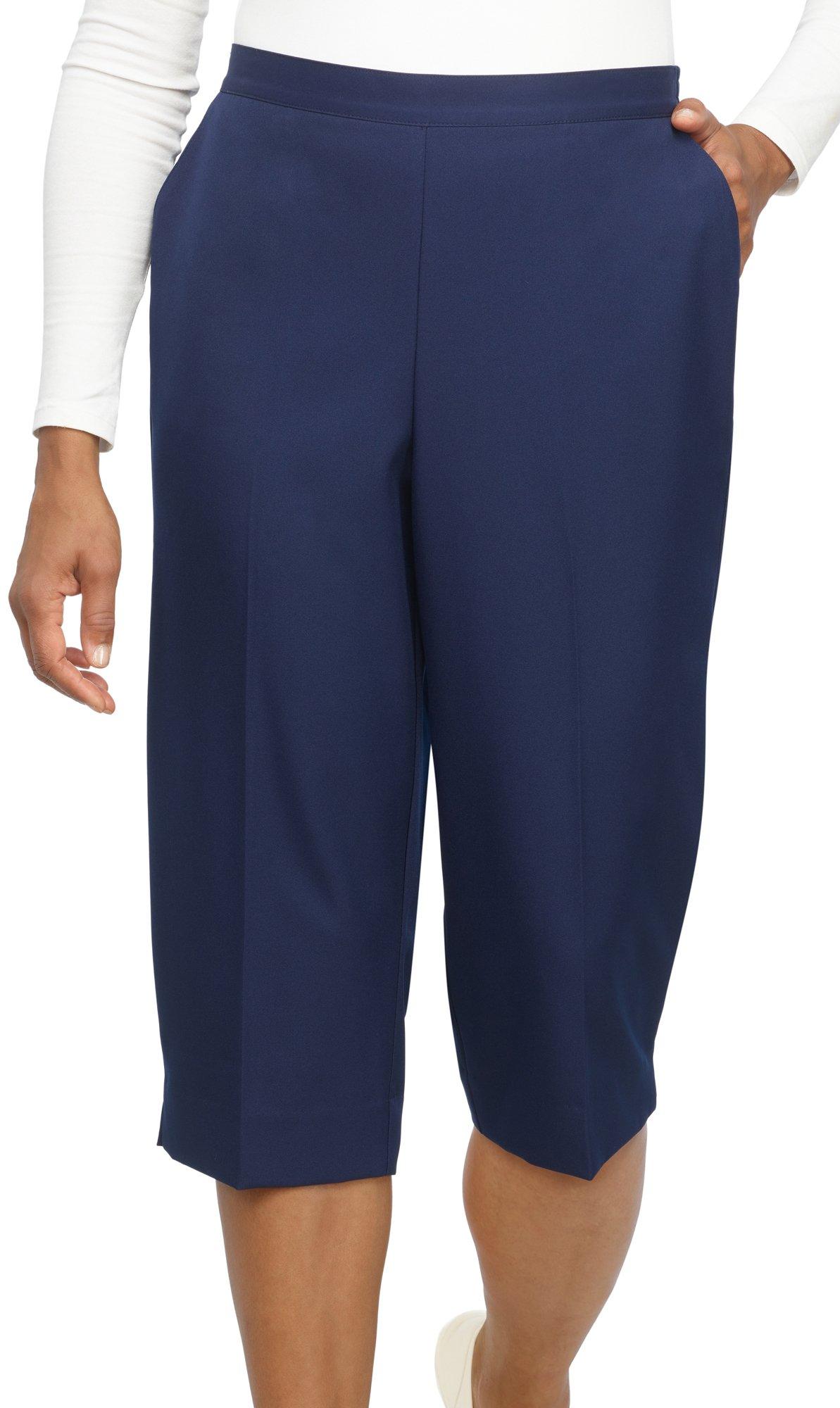 Karen Scott Petite French Terry Capri Pants, Pants & Capris, Clothing &  Accessories