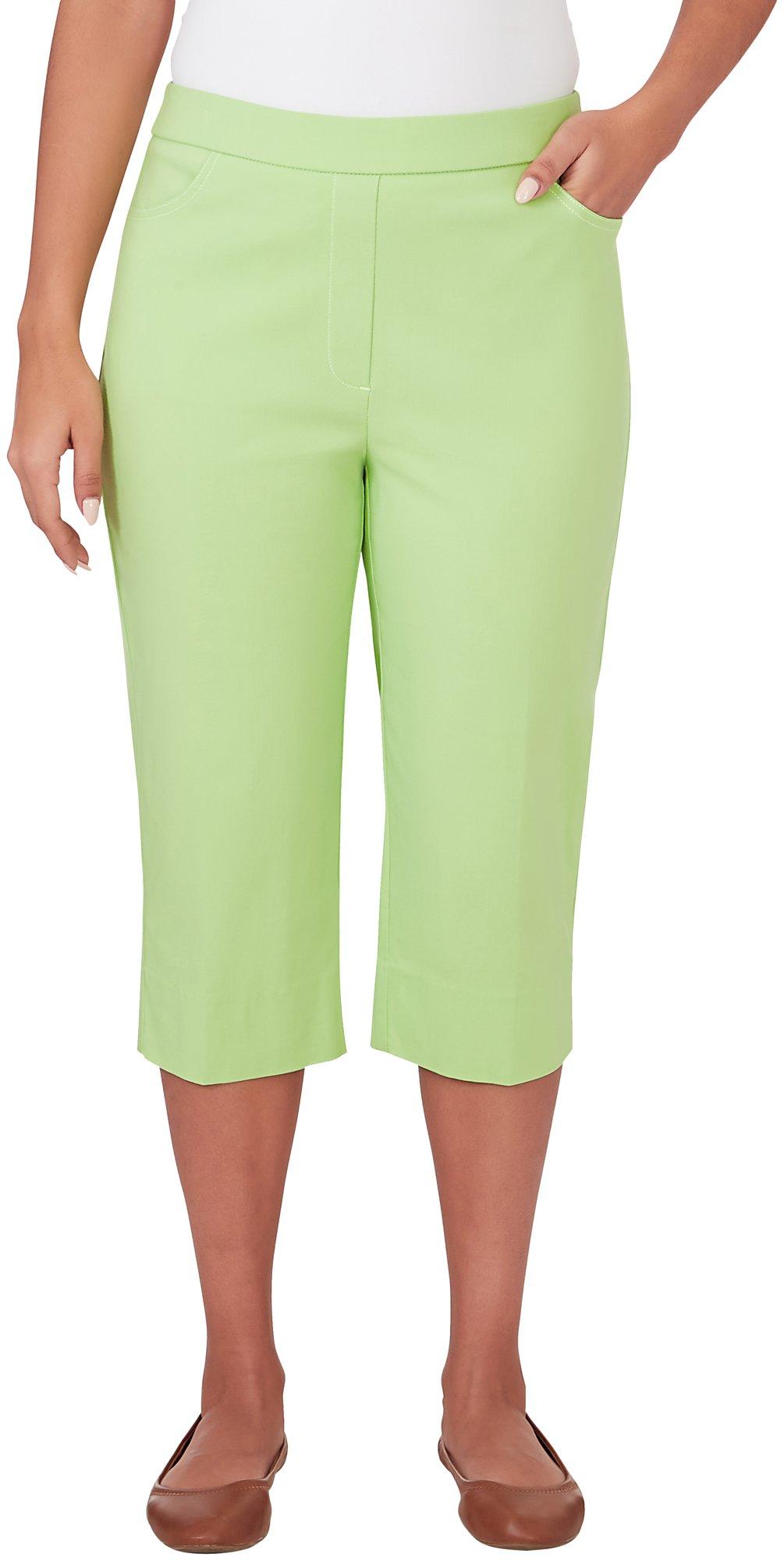 Womens Miami Beach Clam Digger Pull On Pants