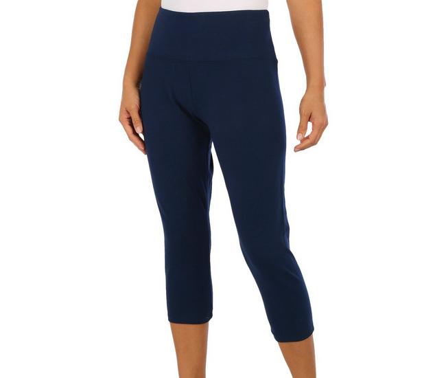 Alivia Ford Tummy Control Capri Pants, Women's Size 24W, Navy NEW MSRP  $22.50