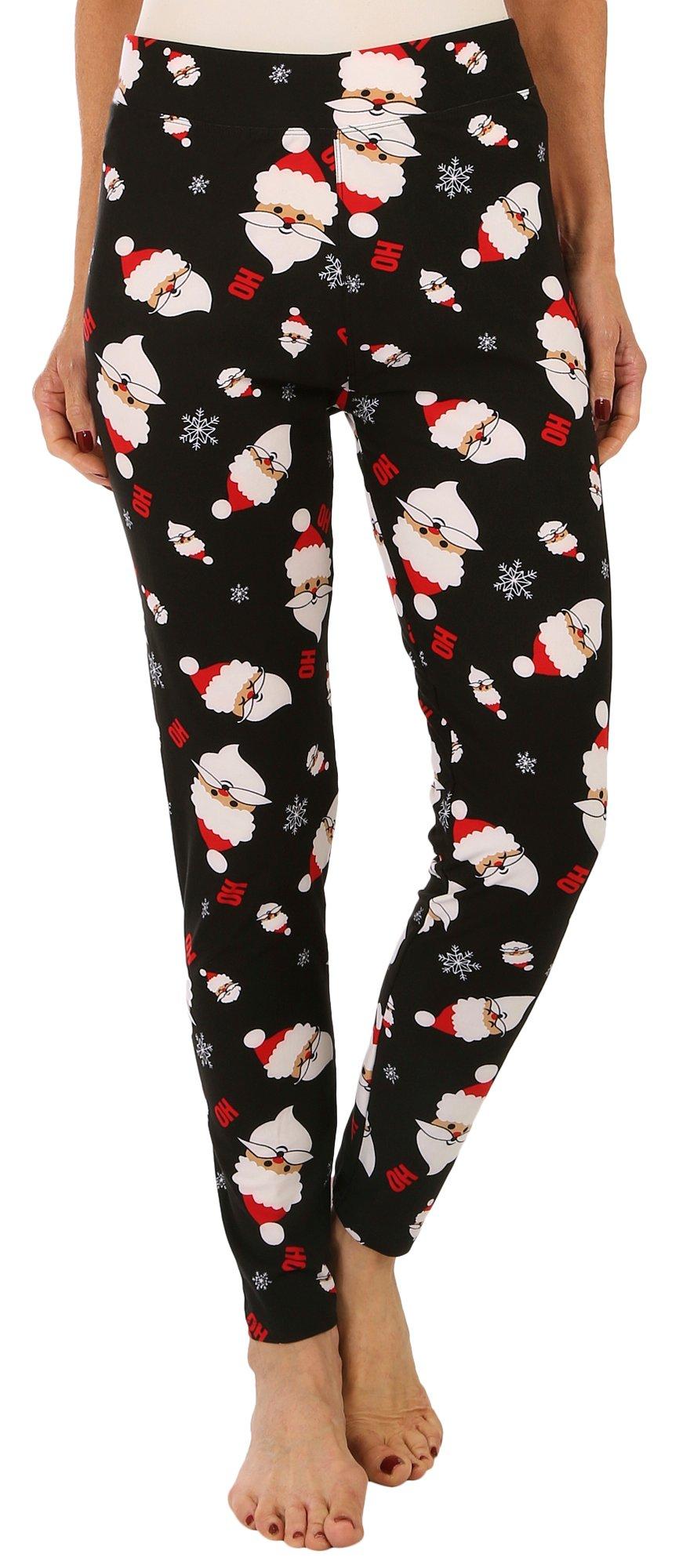 Chances R Womens Santa Ho Ho Leggings