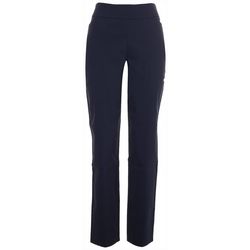 Coral Bay Womens Wear To Work Solid Pants
