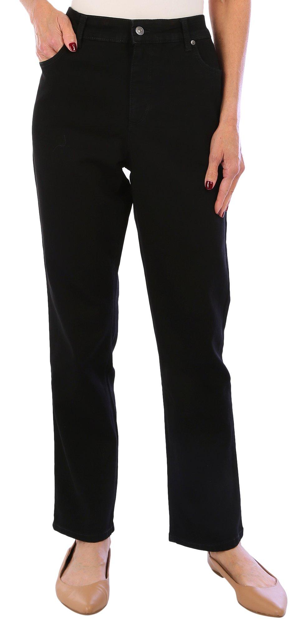 Gloria Vanderbilt Women's Petite Amanda-Classic Straight Leg Jean,  Scottsdale Wash, 4P at  Women's Jeans store