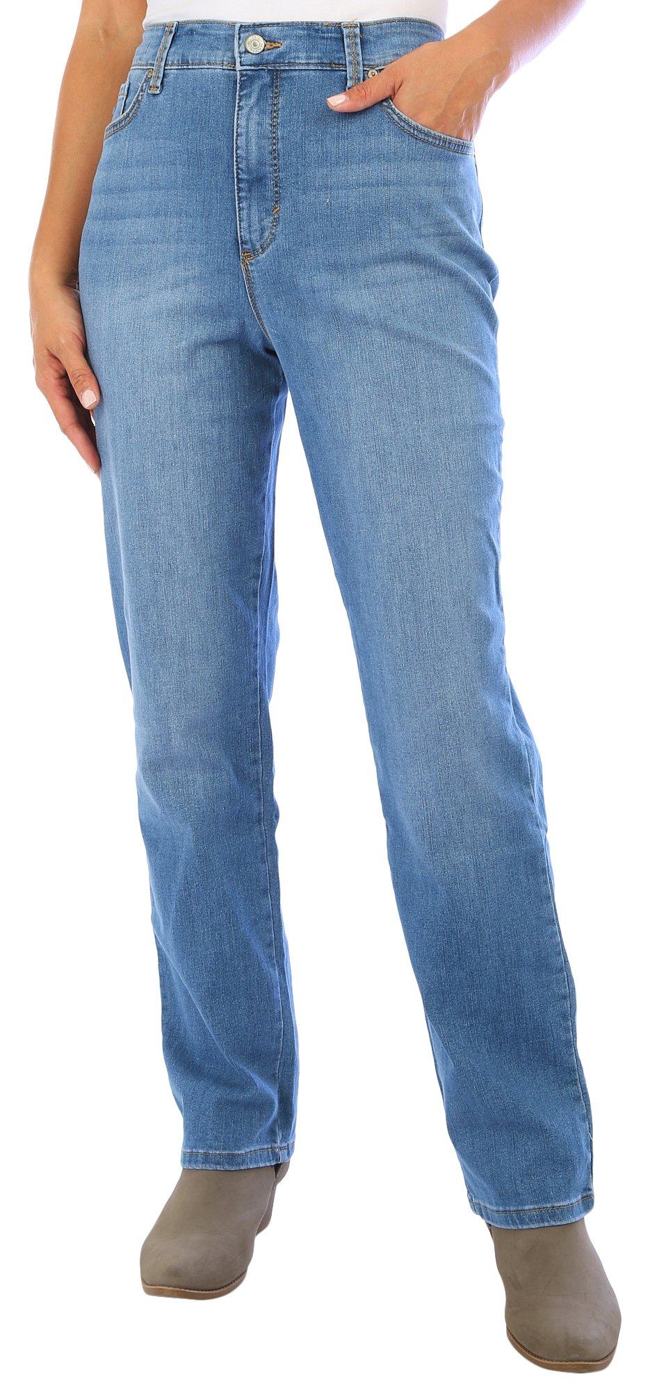 Gloria Vanderbilt Womens Amanda Slim Short Denim Pants